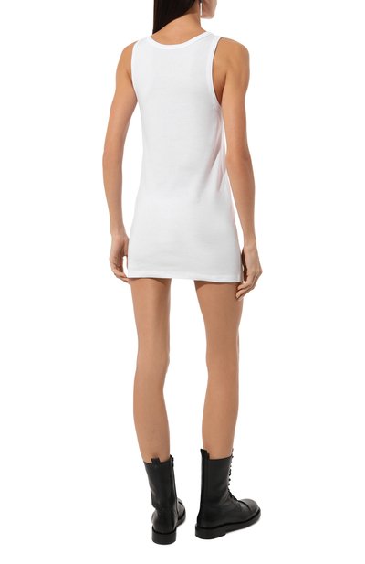 Хлопковая майка ANN DEMEULEMEESTER белого цвета по цене 25300 руб., арт. C000-W-JT020-12-FA045-001, фото 4 Хлопковая майка ANN DEMEULEMEESTER, арт. C000-W-JT020-12-FA045-001, фото 4