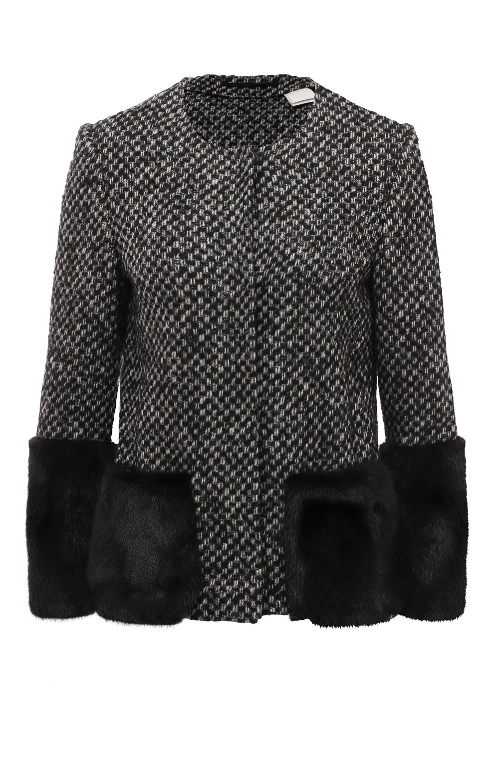 Жакет с меховой отделкой KITON, арт. D38502E/2I16, фото 1