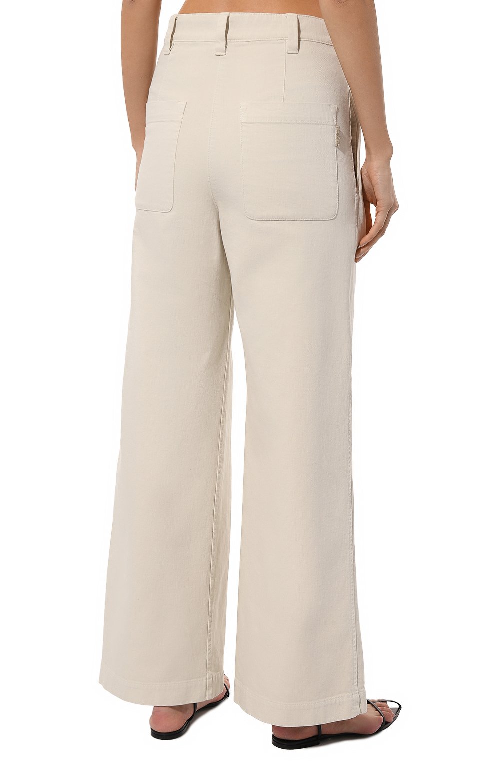 Хлопковые брюки BRUNELLO CUCINELLI, арт. MPH43P5817, фото 4