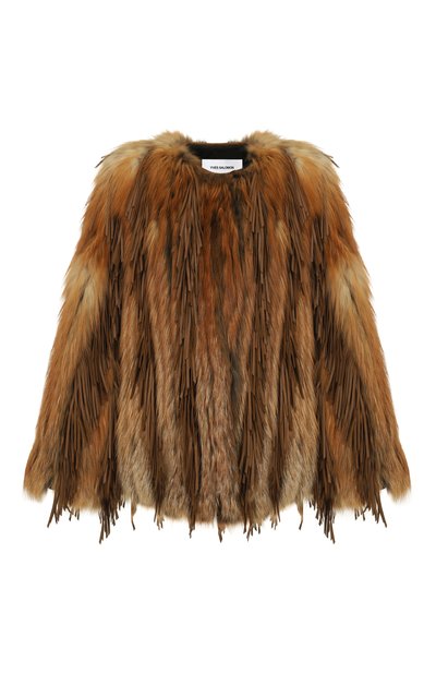 Женская шуба из песца YVES SALOMON, арт. V31960/RDGC