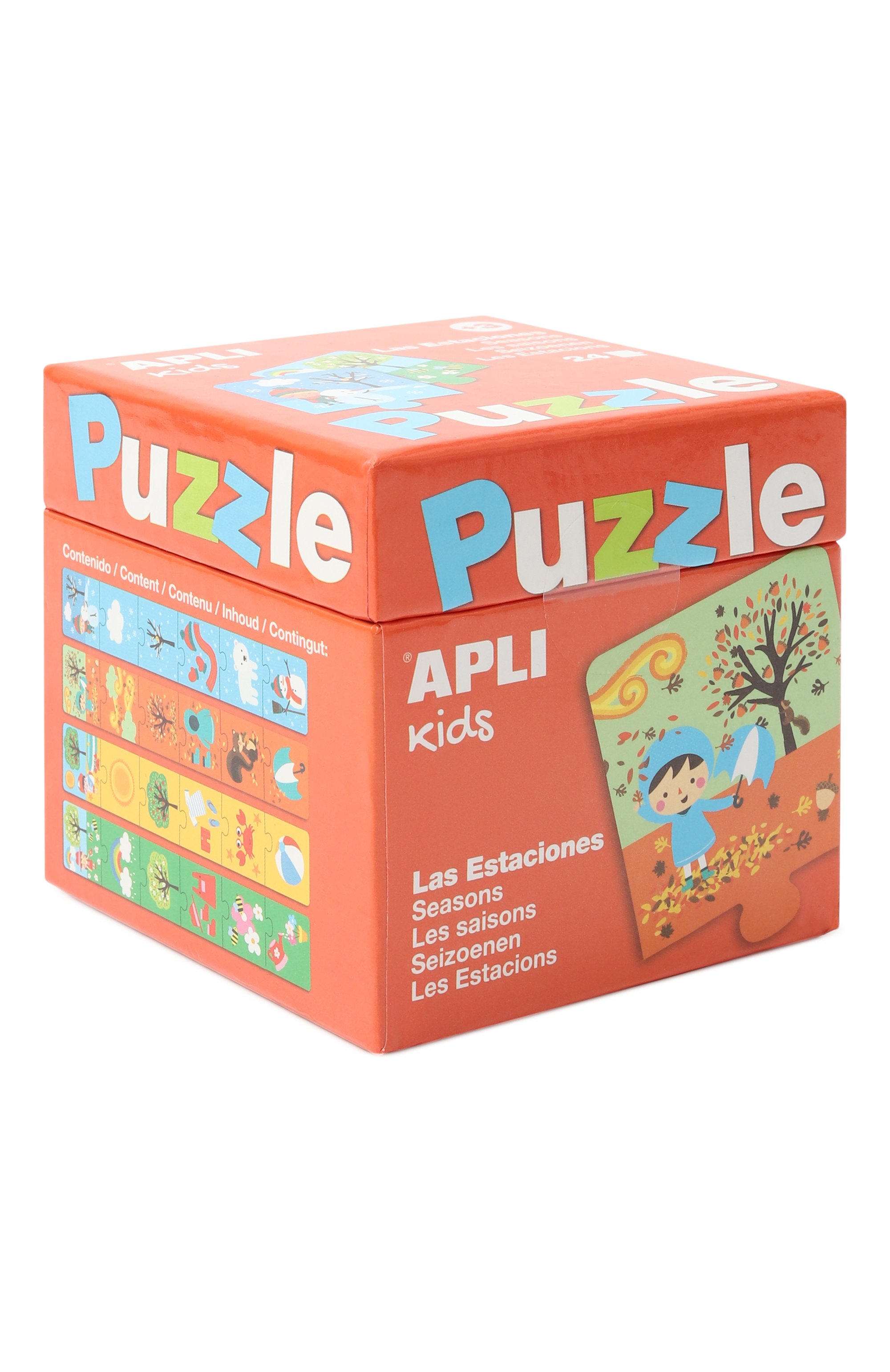 Мини-пазлы времена года APLI KIDS, арт. 13192, фото 1