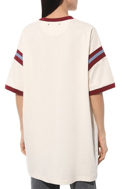 Хлопковая футболка GOLDEN GOOSE DELUXE BRAND, арт. GWP01450.P001205, фото 4