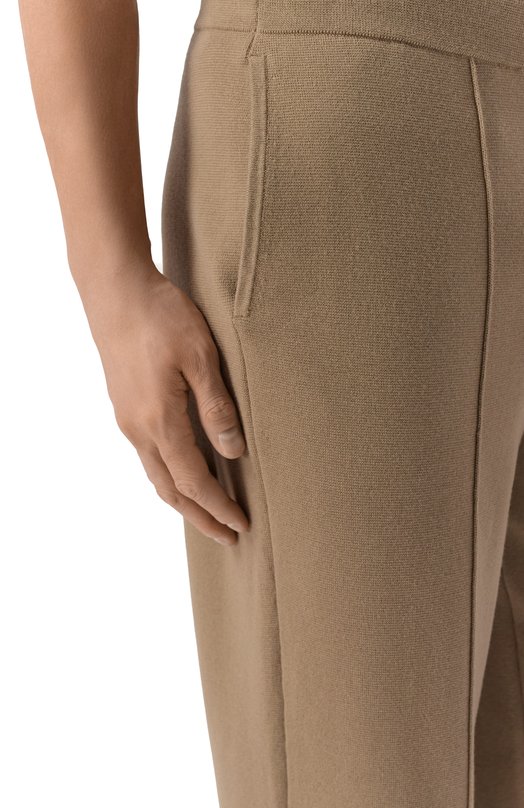 Брюки из шерсти и хлопка 12 STOREEZ 135792 Хаки  135792 Фото 5