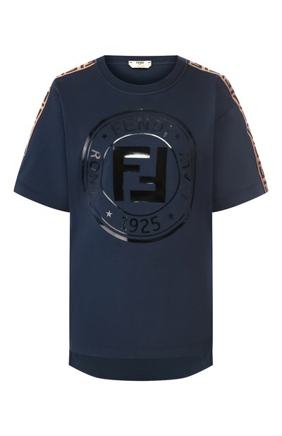 Женская хлопковая футболка FENDI, арт. FAF073 AB4E