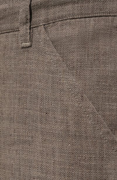 Брюки из хлопка и льна HANNES ROETHER, арт. BAN21D0L.6050, фото 5