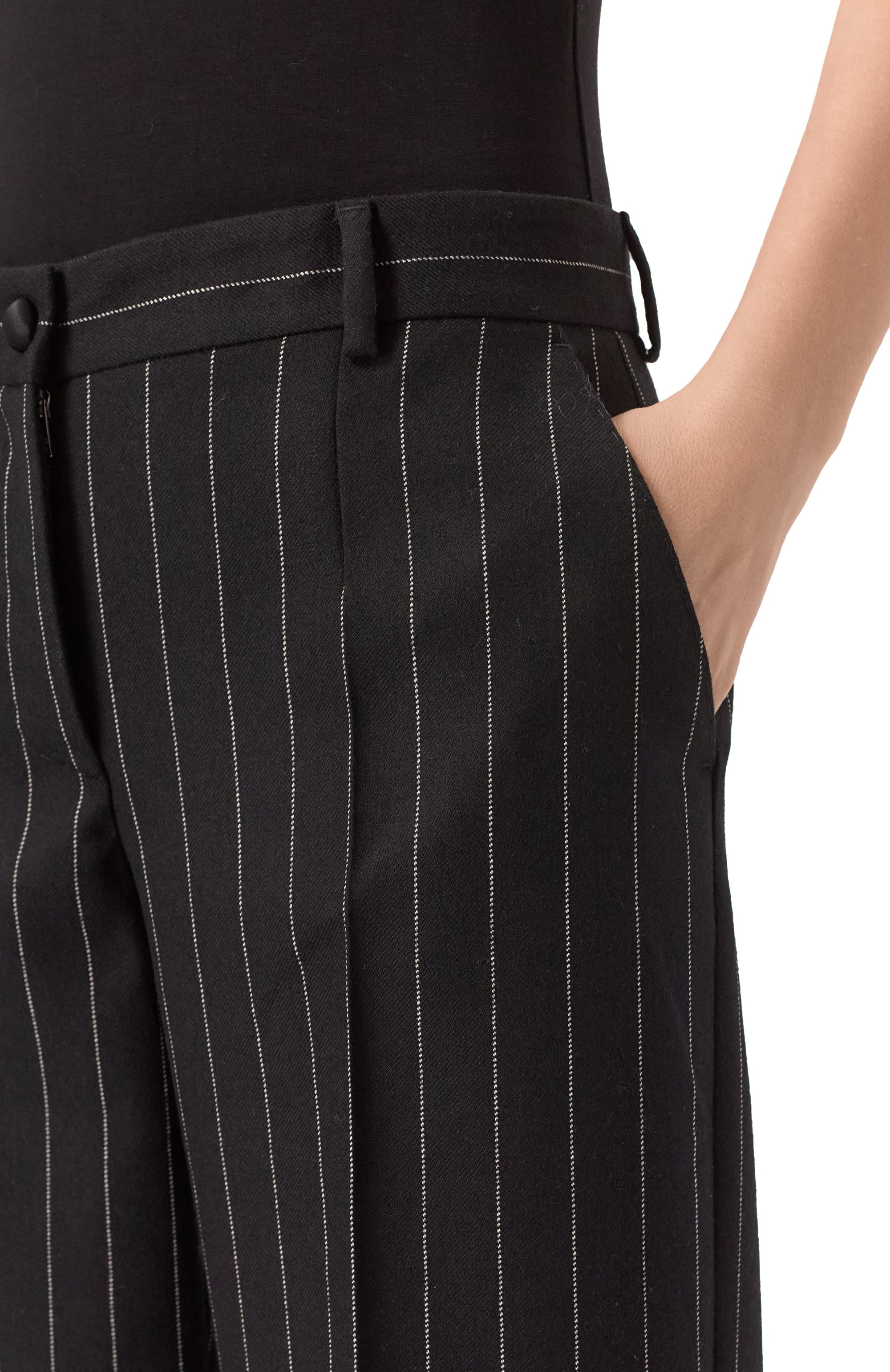 Шерстяные брюки DOLCE & GABBANA, арт. FTDBVT/FR22M, фото 5