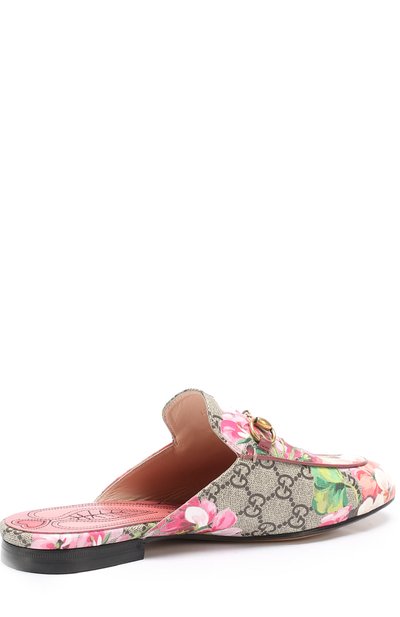 Сабо princetown из текстиля с принтом GUCCI, арт. 432772/KU2P0, фото 4