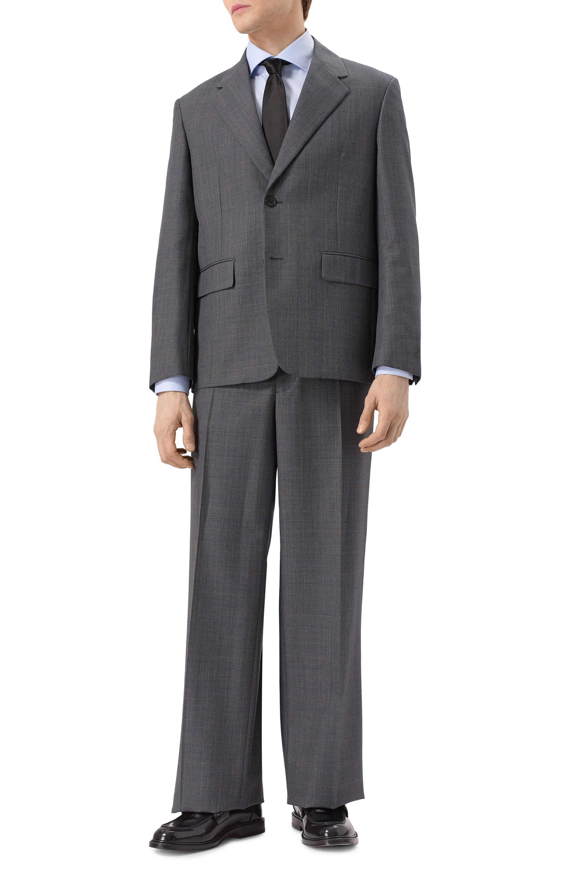 Шерстяные брюки PRADA, арт. SPH176-10EA-F0480-221, фото 2