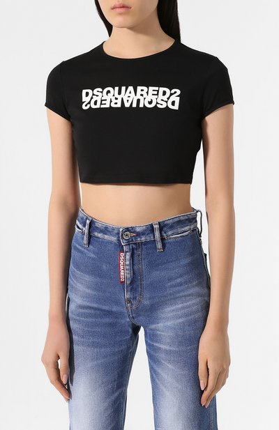 Хлопковая футболка DSQUARED2, арт. S75GD0087/S22427, фото 3