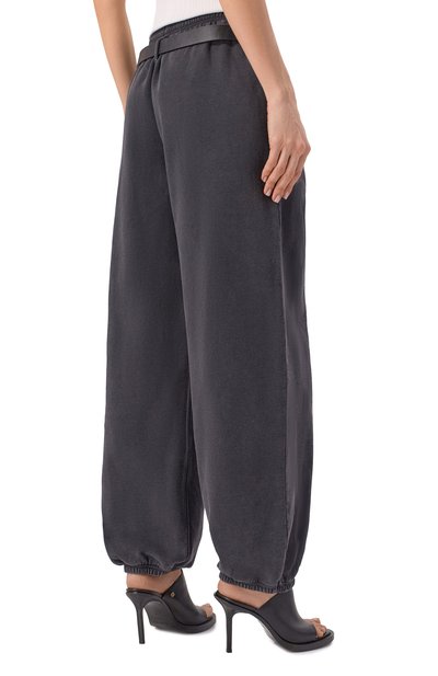 Хлопковые джоггеры ALEXANDERWANG.T темно-серого цвета по цене 107000 руб., арт. 4CC1264961, фото 4 Хлопковые джоггеры ALEXANDERWANG.T, арт. 4CC1264961, фото 4