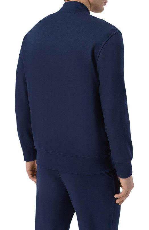 Толстовка из вискозы Kiton UMM0748 Синий  UMM0748 Фото 4