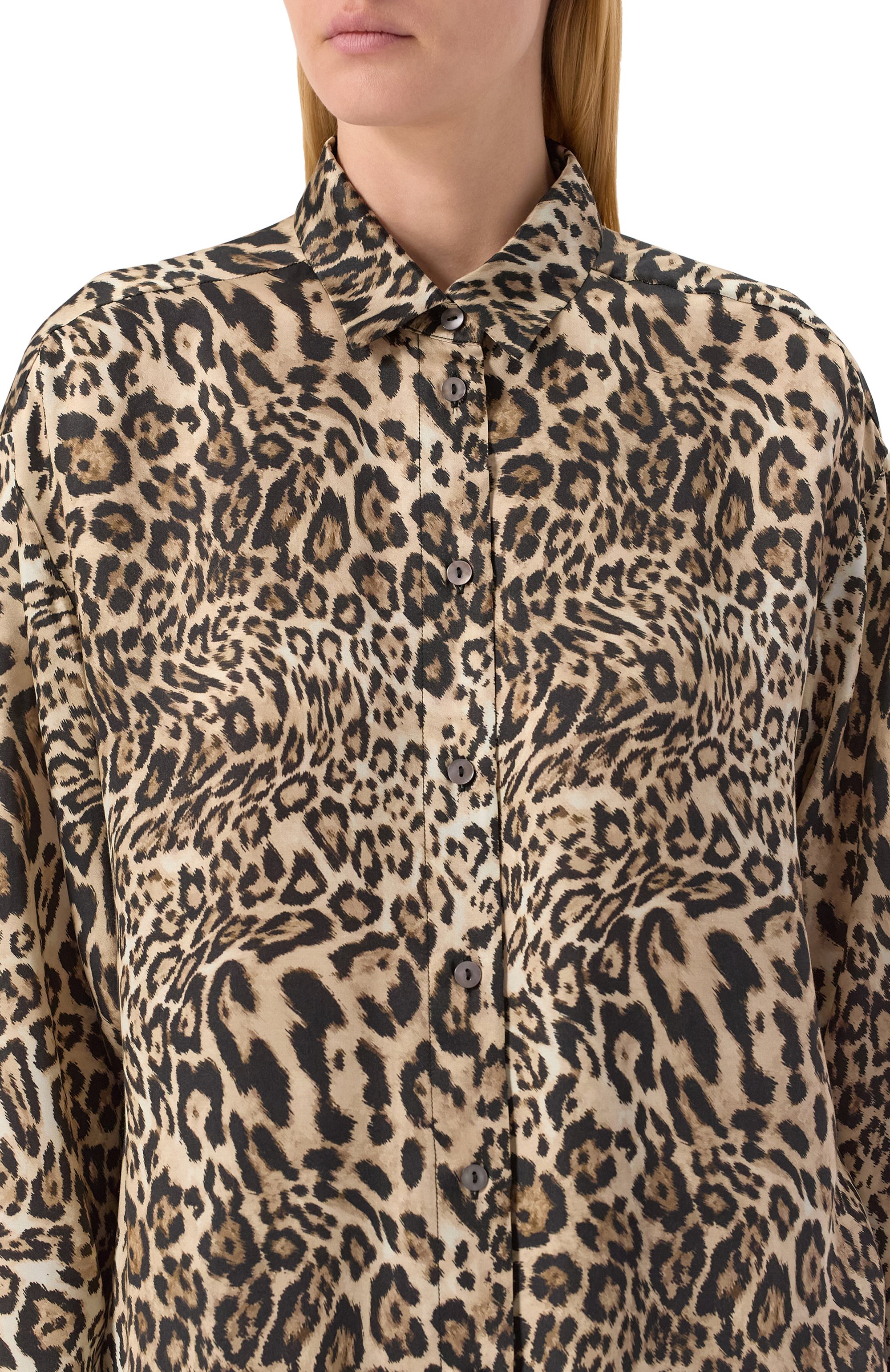 Блузка из хлопка и шелка FREEAGE, арт. WW25.BL011.6001.9012, фото 5