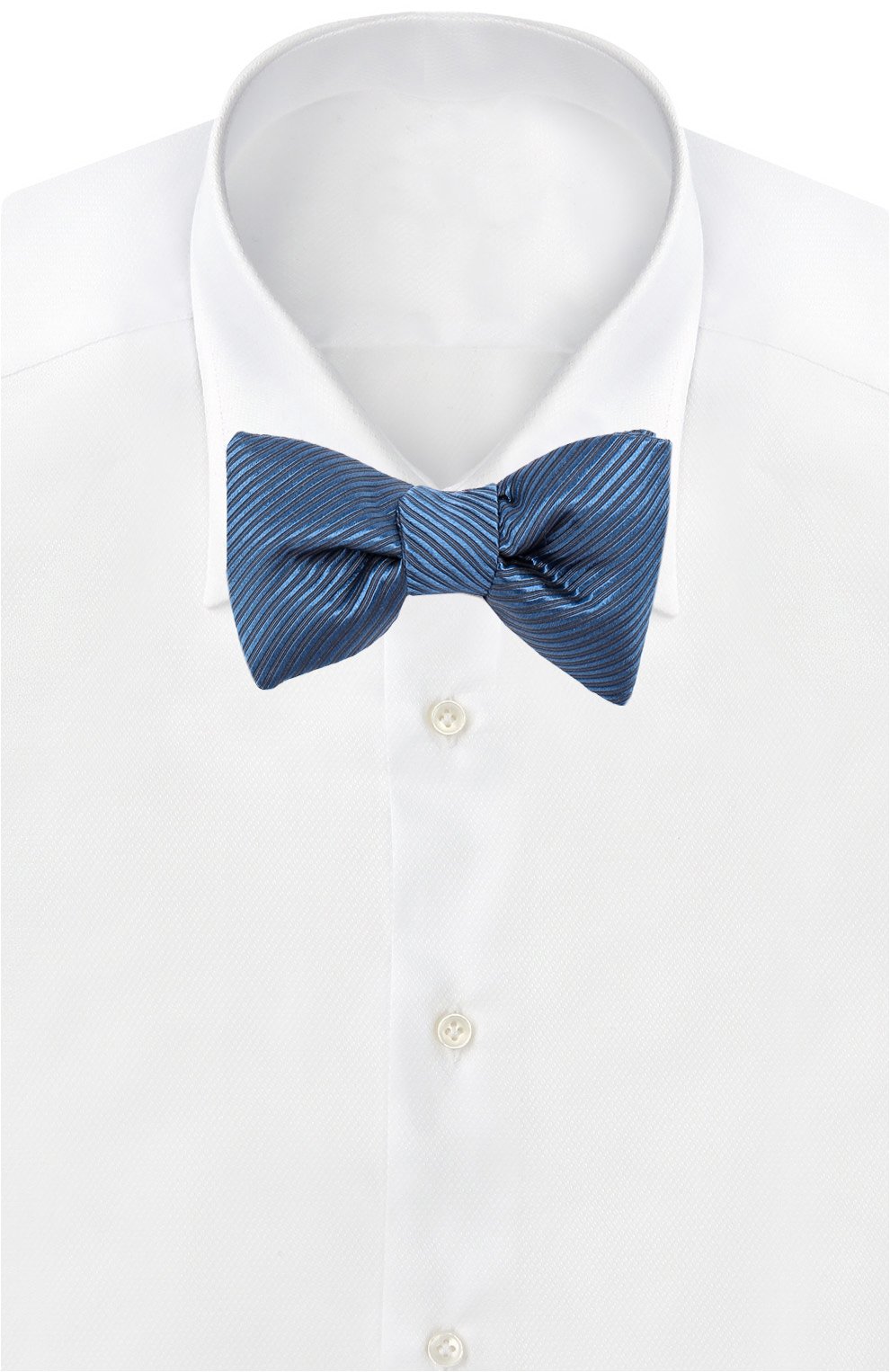 Шелковый галстук-бабочка TOM FORD синего цвета по цене 21950 руб., арт. 2TF07/4CH, фото 2 Шелковый галстук-бабочка TOM FORD, арт. 2TF07/4CH, фото 2