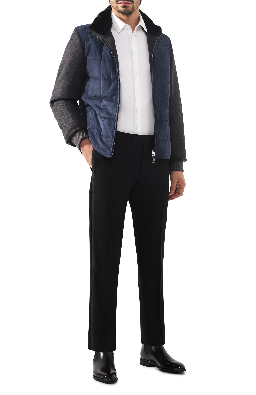 Хлопковая рубашка GIORGIO ARMANI, арт. 8WGCCZ97/JZ070, фото 2