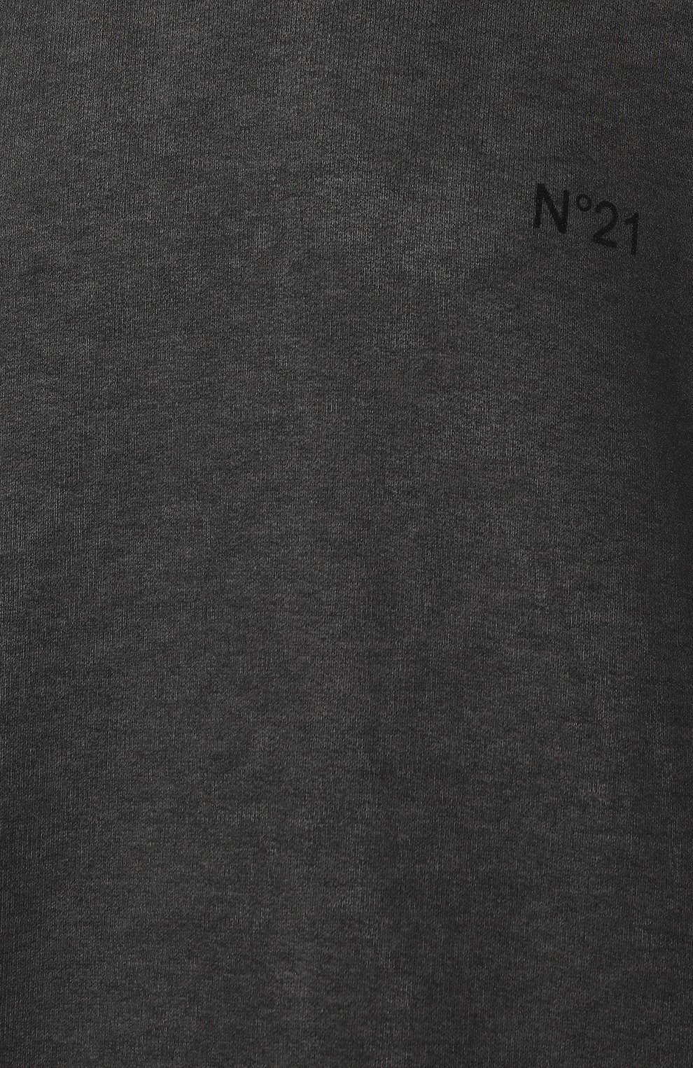 Хлопковое худи N21 черного цвета по цене 73600 руб., арт. E051/4089, фото 5 Хлопковое худи N21, арт. E051/4089, фото 5