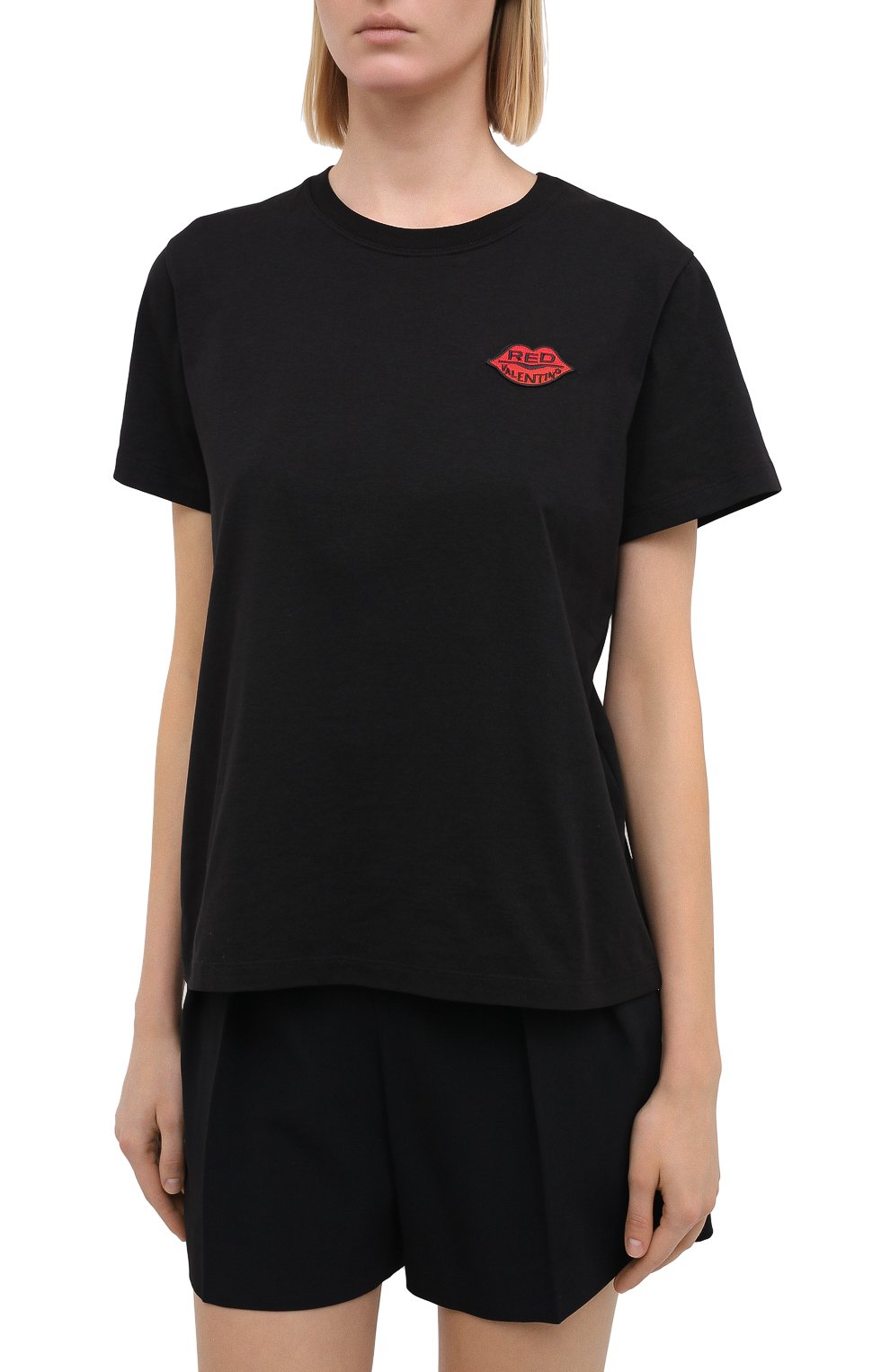 Хлопковая футболка REDVALENTINO, арт. UR0MG07V/5JH, фото 3