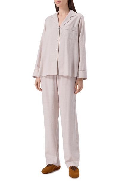 Пижама из хлопка и шерсти ZIMMERLI, арт. 4600-11004, фото 2