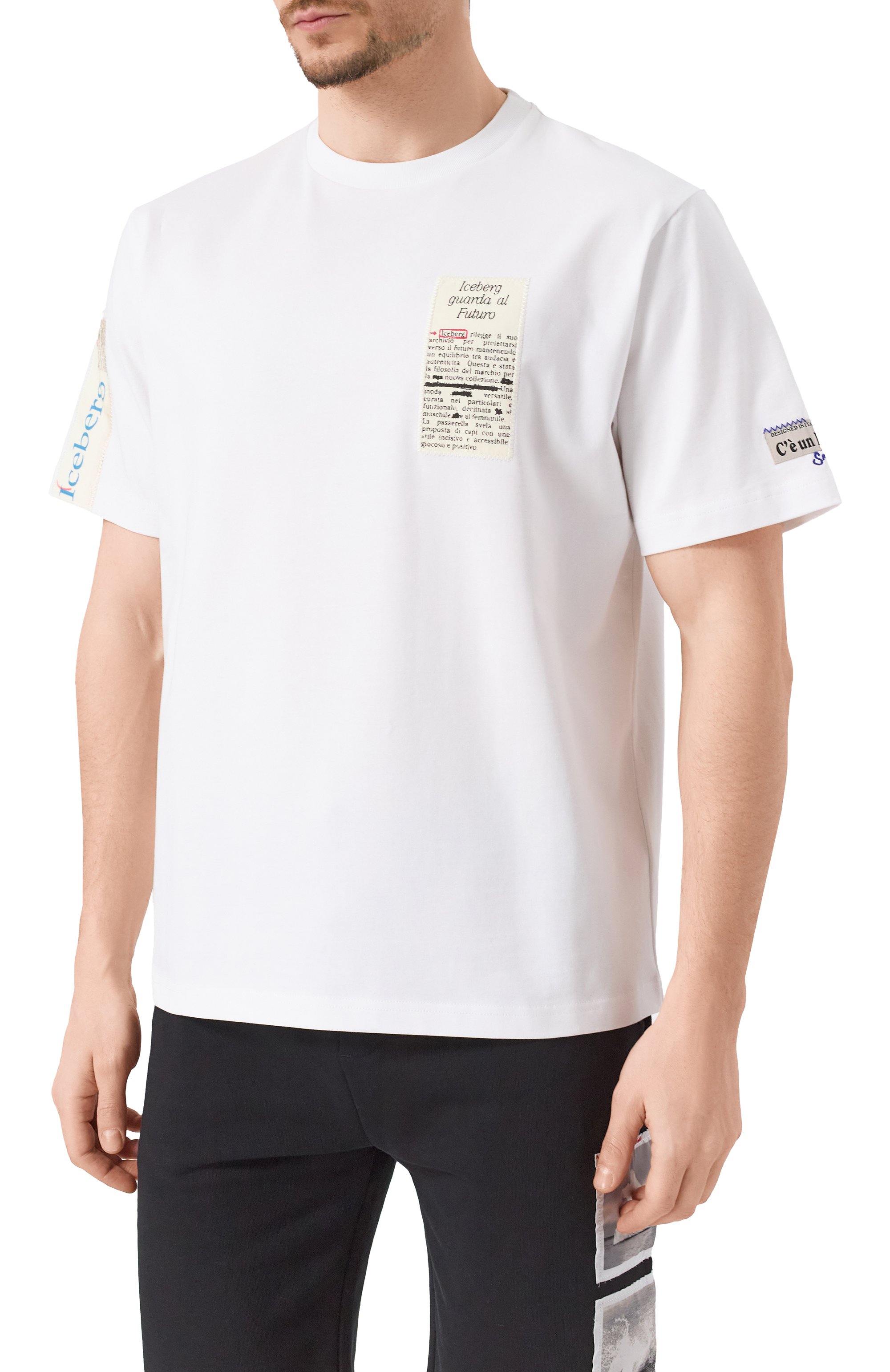 Хлопковая футболка ICEBERG, арт. F022/6304, фото 3