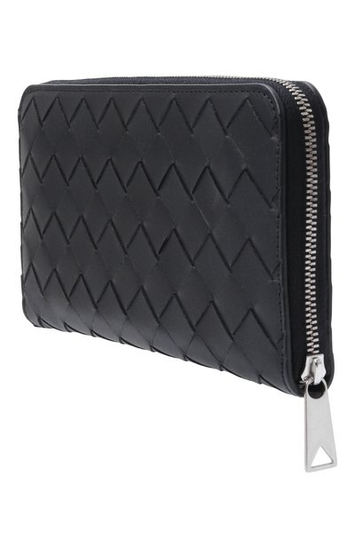 Кожаное портмоне BOTTEGA VENETA темно-синего цвета по цене 107000 руб., арт. 814838/VCPQ6, фото 2 Кожаное портмоне BOTTEGA VENETA, арт. 814838/VCPQ6, фото 2