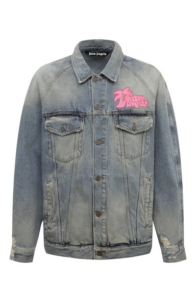 Мужская джинсовая куртка PALM ANGELS, арт. PMYE038E23DEN0014032