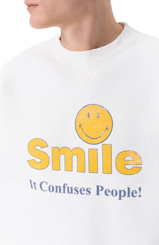 Хлопковый свитшот Dsquared2 S74GU0949/D25030 Белый  S74GU0949/D25030 Фото 5