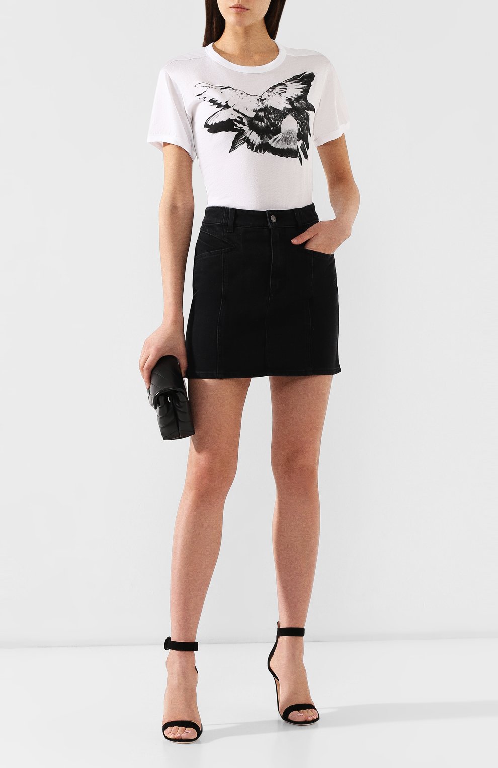Хлопковая футболка ANN DEMEULEMEESTER белого цвета по цене 15800 руб., арт. 1901-3959-232-001, фото 2 Хлопковая футболка ANN DEMEULEMEESTER, арт. 1901-3959-232-001, фото 2