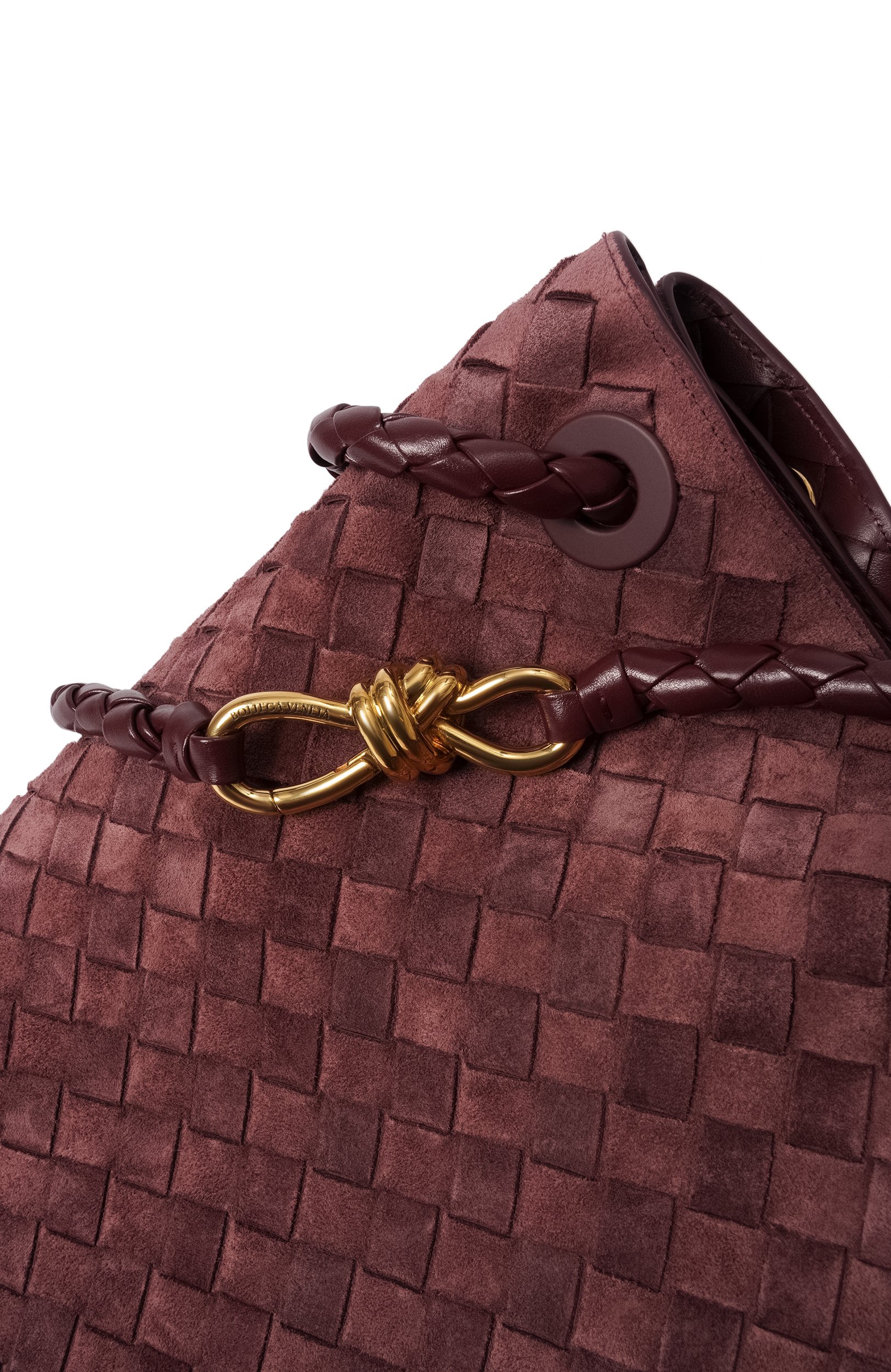Сумка andiamo large BOTTEGA VENETA бордового цвета по цене 945000 руб., арт. 766019/V5ZZ1, фото 6 Сумка andiamo large BOTTEGA VENETA, арт. 766019/V5ZZ1, фото 6