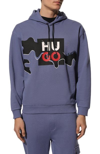 Хлопковое худи HUGO, арт. 50482859, фото 3