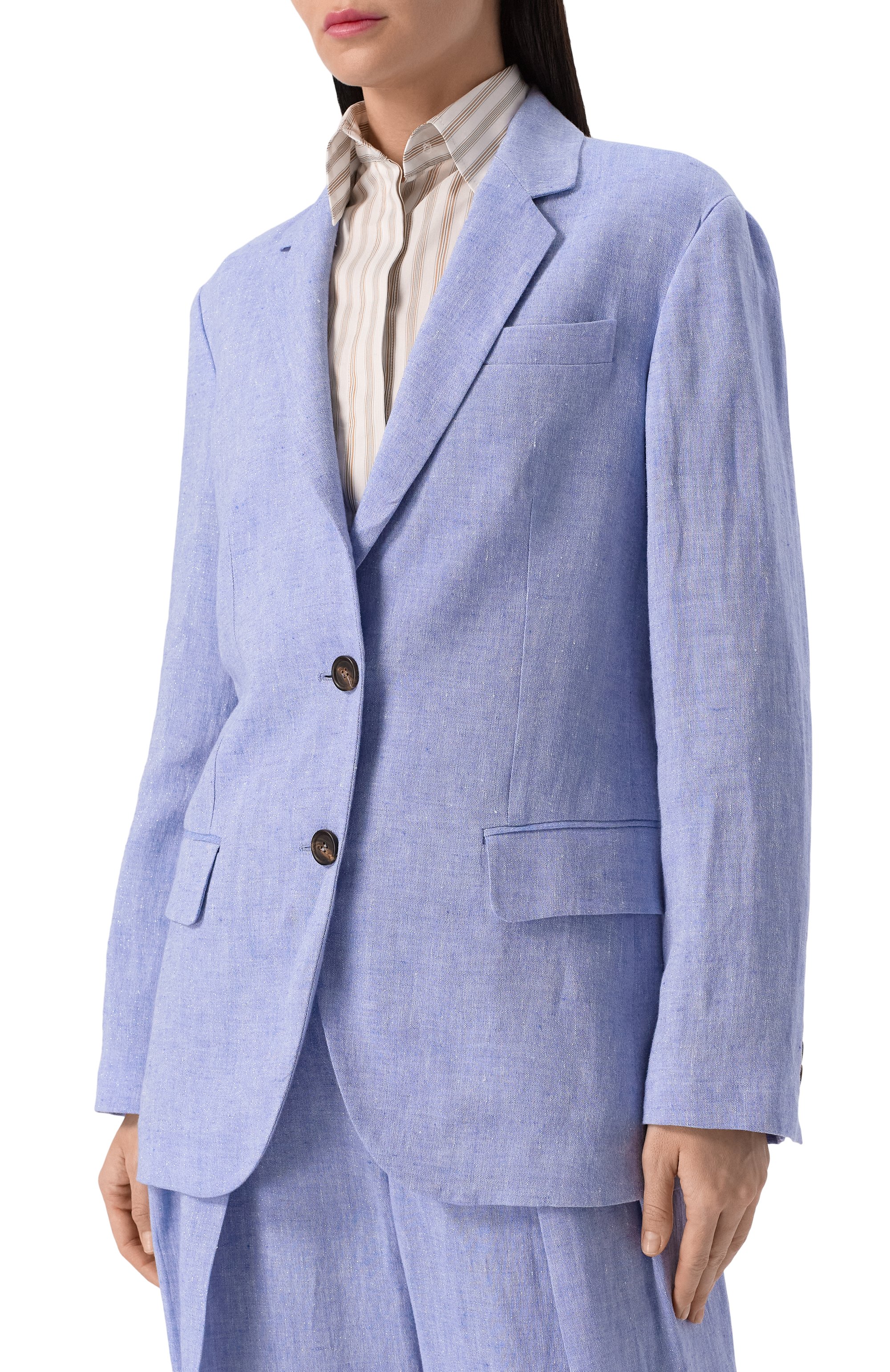 Льняной жакет BRUNELLO CUCINELLI, арт. MH5477281, фото 3