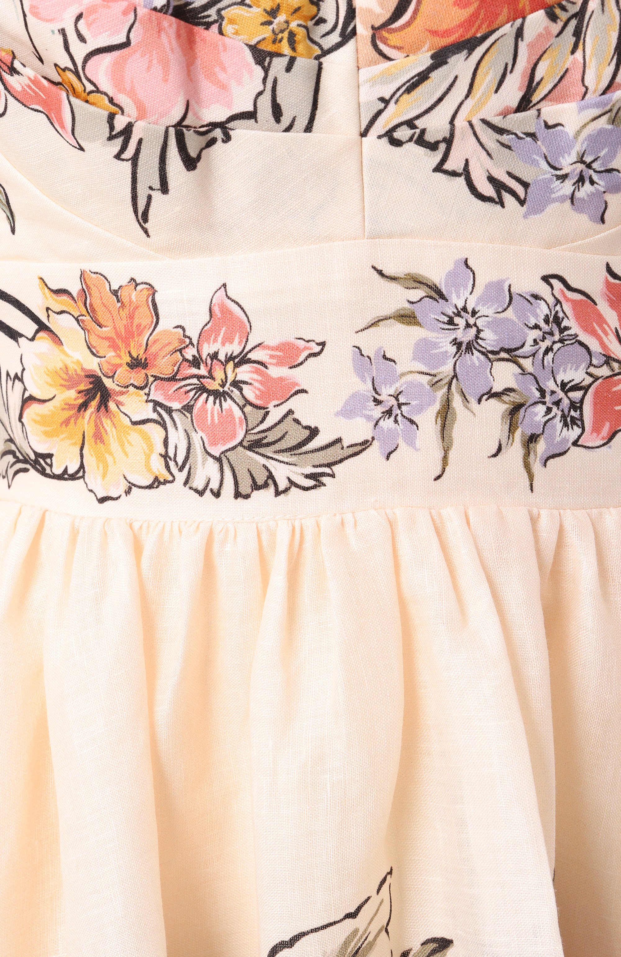 Льняное платье ZIMMERMANN, арт. 1774DRS253, фото 6