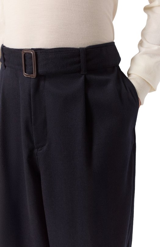 Брюки из шерсти и кашемира Emporio Armani EM003662/AF17835 Синий  EM003662/AF17835 Фото 5