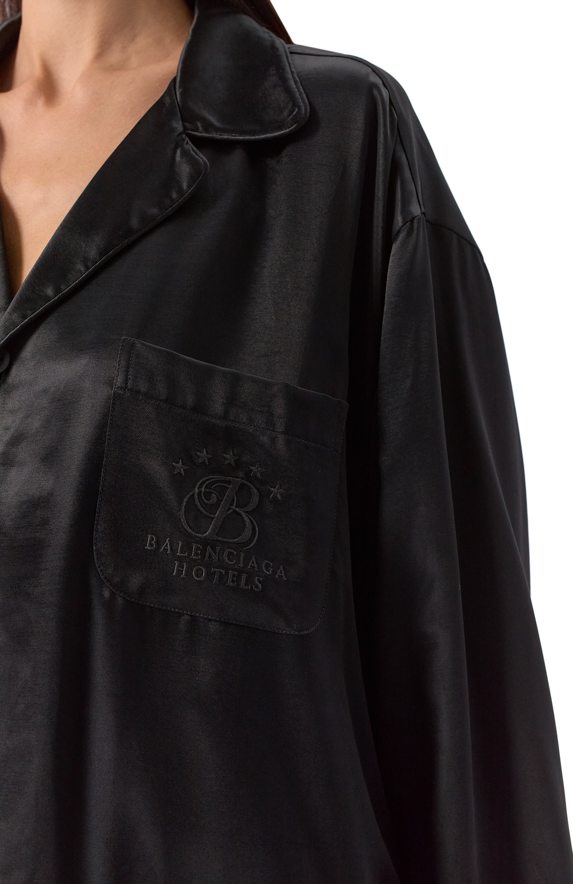 Блузка из вискозы BALENCIAGA, арт. 818436/TL028, фото 5