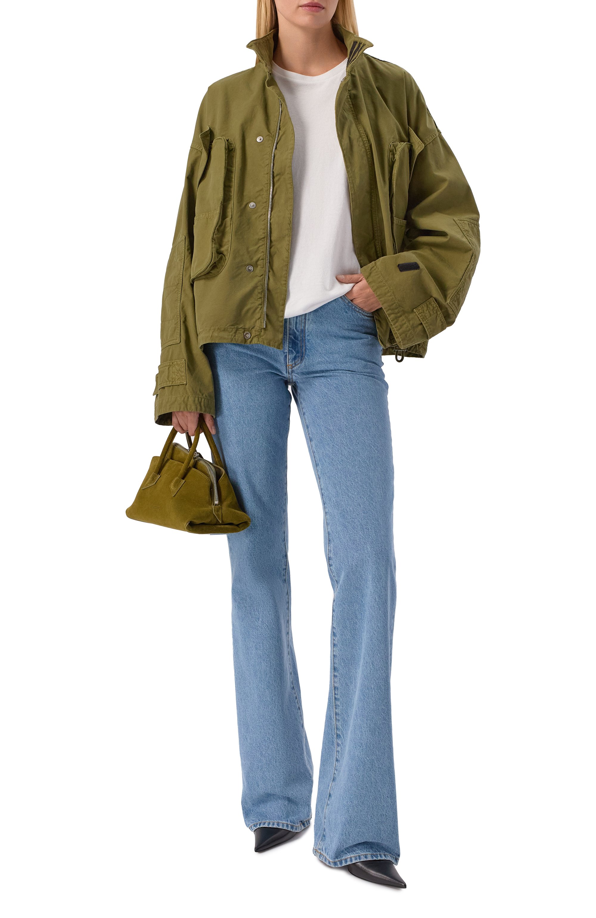 Хлопковая куртка THE ATTICO, арт. 260WCB00103/CCC1230D, фото 2