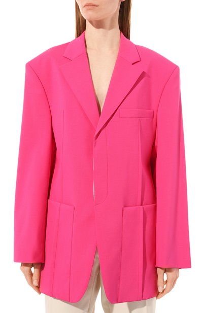 Шерстяной жакет JACQUEMUS, арт. 22H213JA101/1075PINK, фото 3