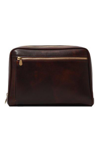 Кожаный несессер BRUNELLO CUCINELLI, арт. MWCIU202, фото 1