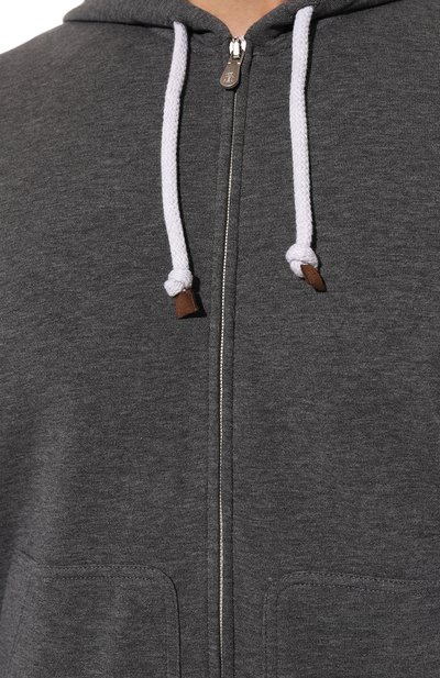 Хлопковая толстовка BRUNELLO CUCINELLI, арт. M0T35B2146, фото 5