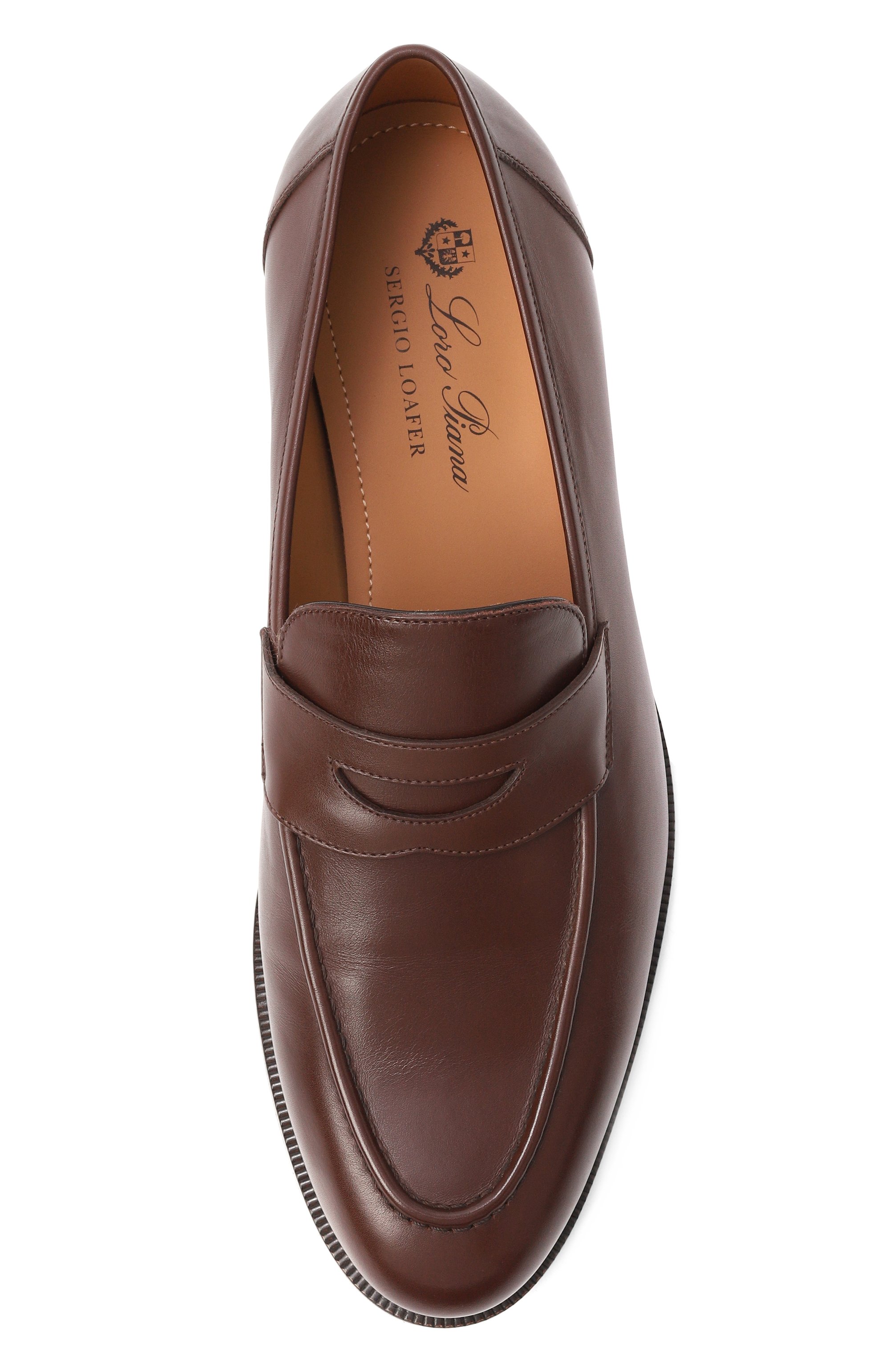 Кожаные пенни-лоферы LORO PIANA, арт. FA06135, фото 5