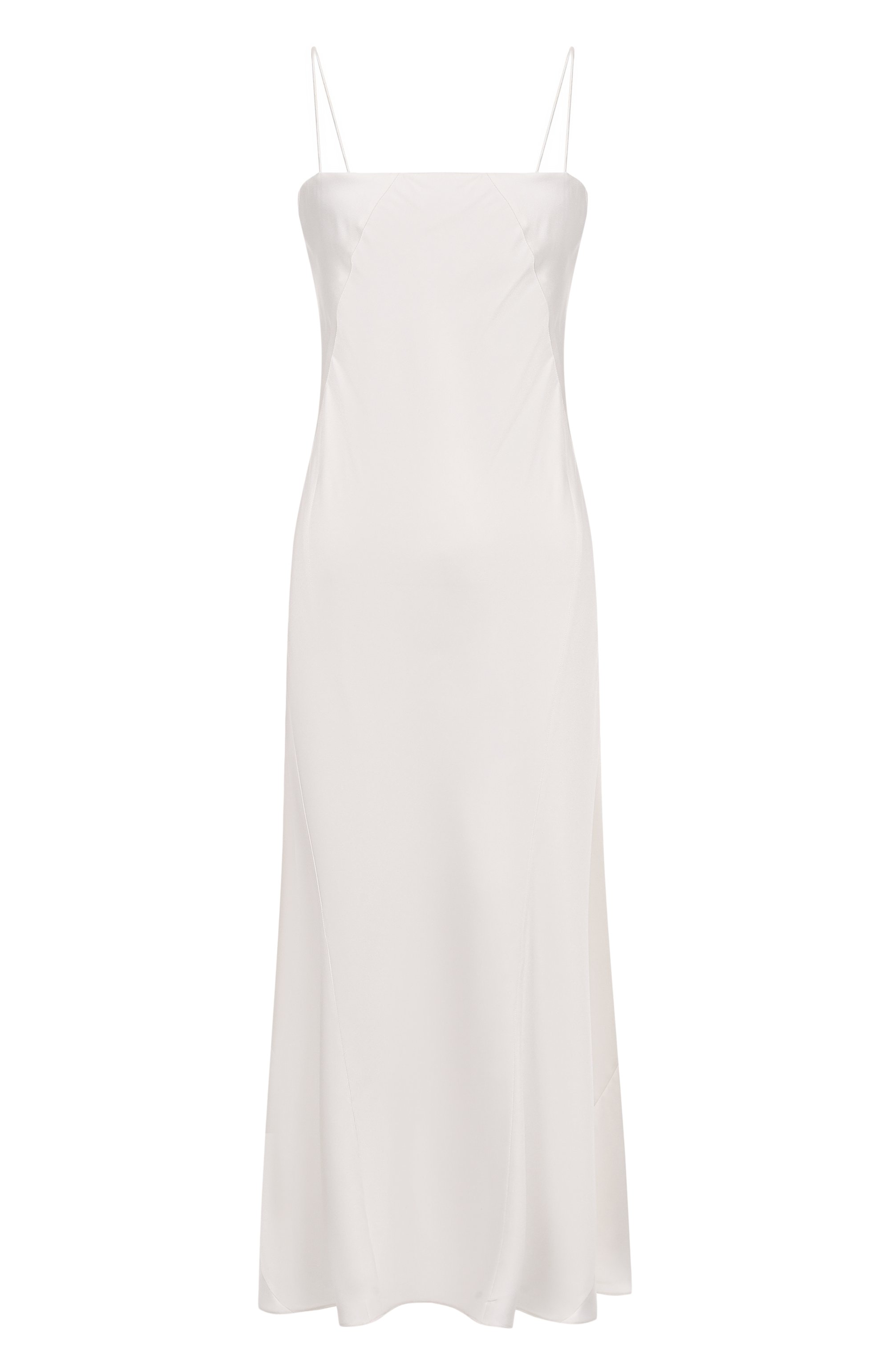 Атласное платье GIORGIO ARMANI белого цвета по цене 444500 руб., арт. GW002328/TE10101, фото 1 Атласное платье GIORGIO ARMANI, арт. GW002328/TE10101, фото 1