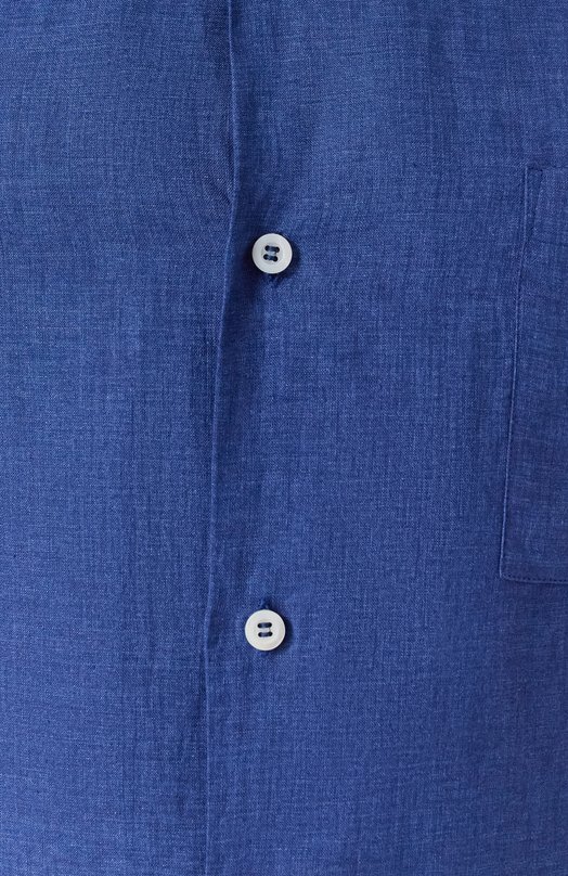 Льняная рубашка Brunello Cucinelli MM6950647 Синий  MM6950647 Фото 6