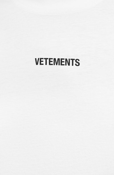 Хлопковая футболка VETEMENTS, а рт. UE51TR540W 1600/W, фото 5