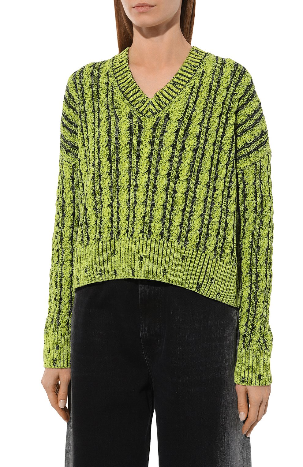 Хлопковый свитер DIESEL, арт. A11171/0GEAZ, фото 3