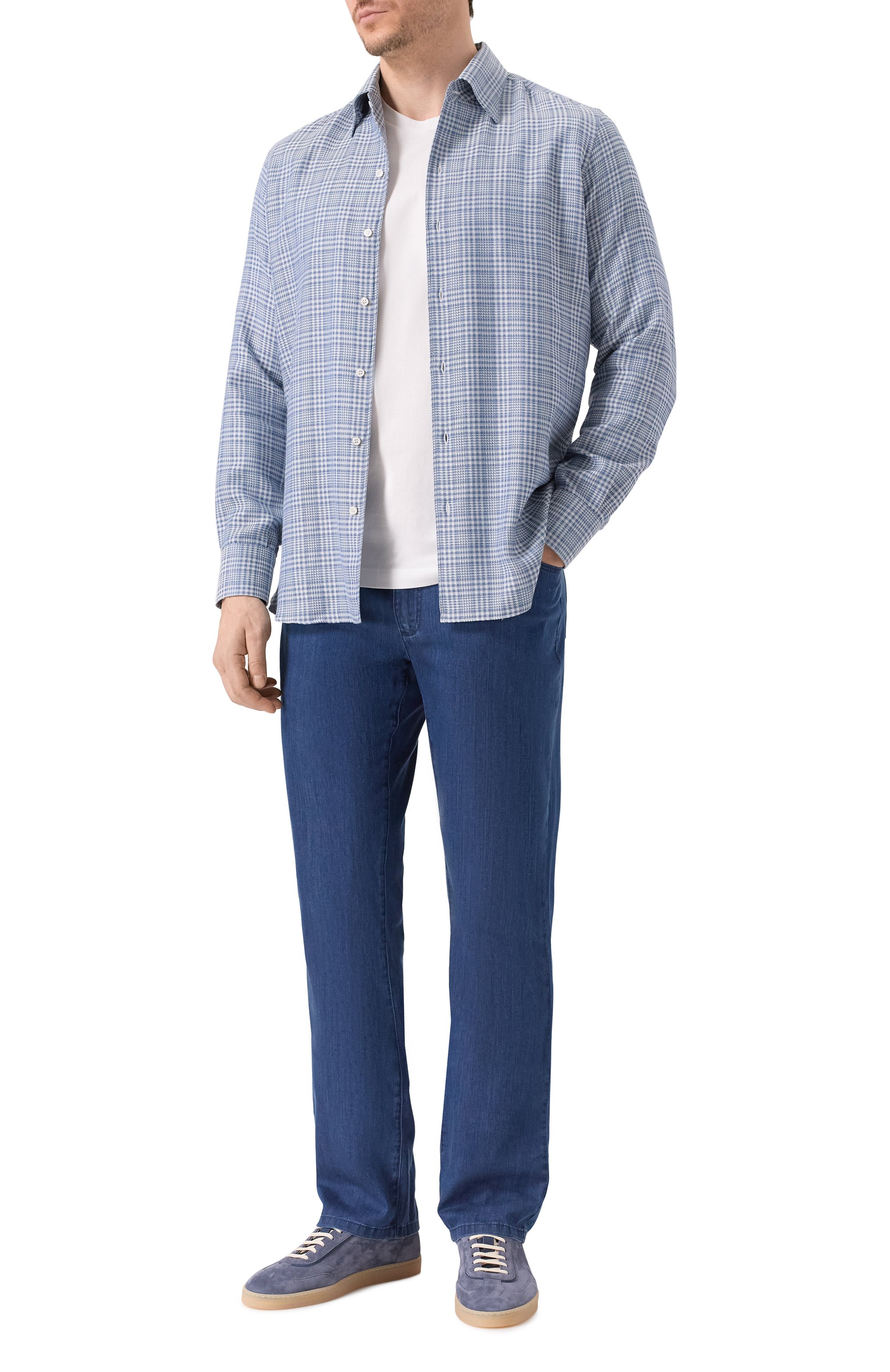 Джинсы MVST синего цвета по цене 87600 руб., арт. M26CSMT401/T38BL, фото 2 Джинсы MVST, арт. M26CSMT401/T38BL, фото 2