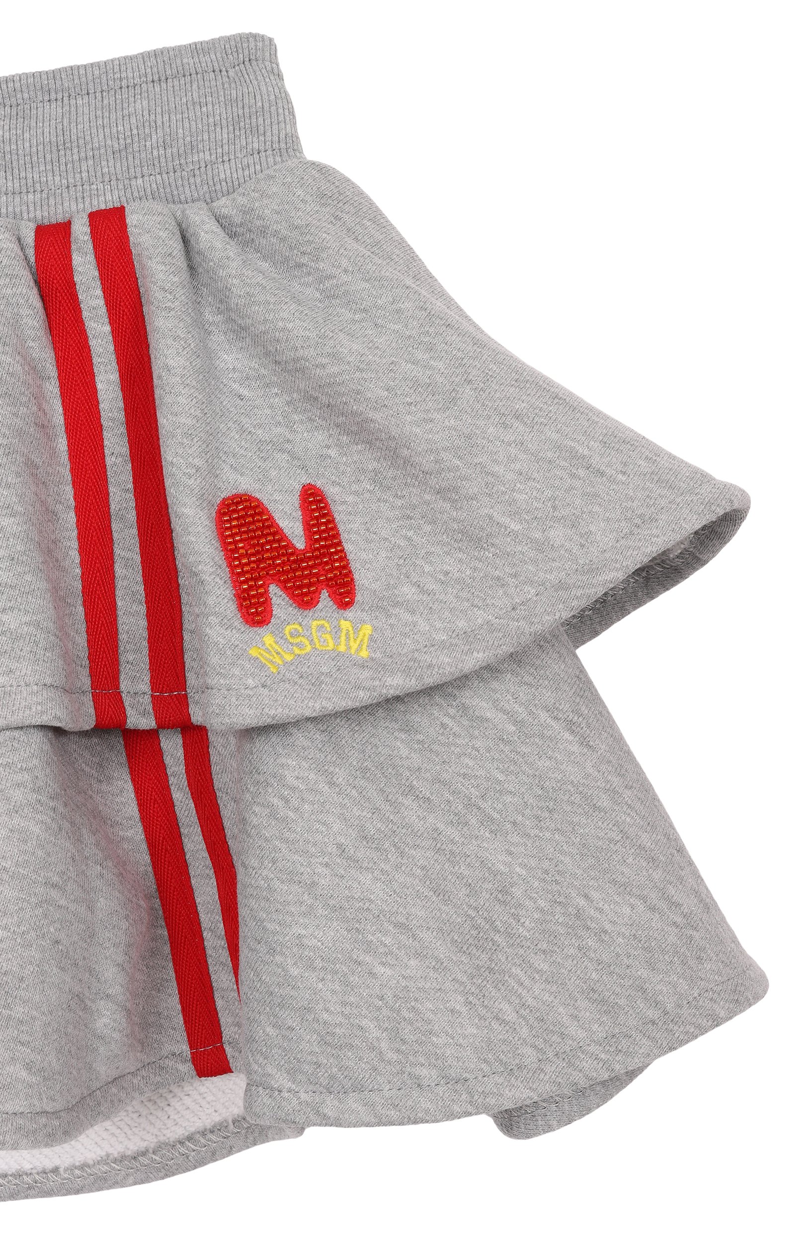 Хлопковая юбка MSGM KIDS, арт. F6MSJGSK152, фото 3