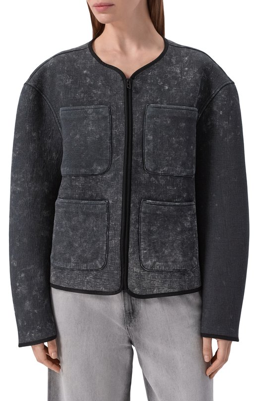 Хлопковый жакет Diesel A20914/0DCCK Серый  A20914/0DCCK Фото 3