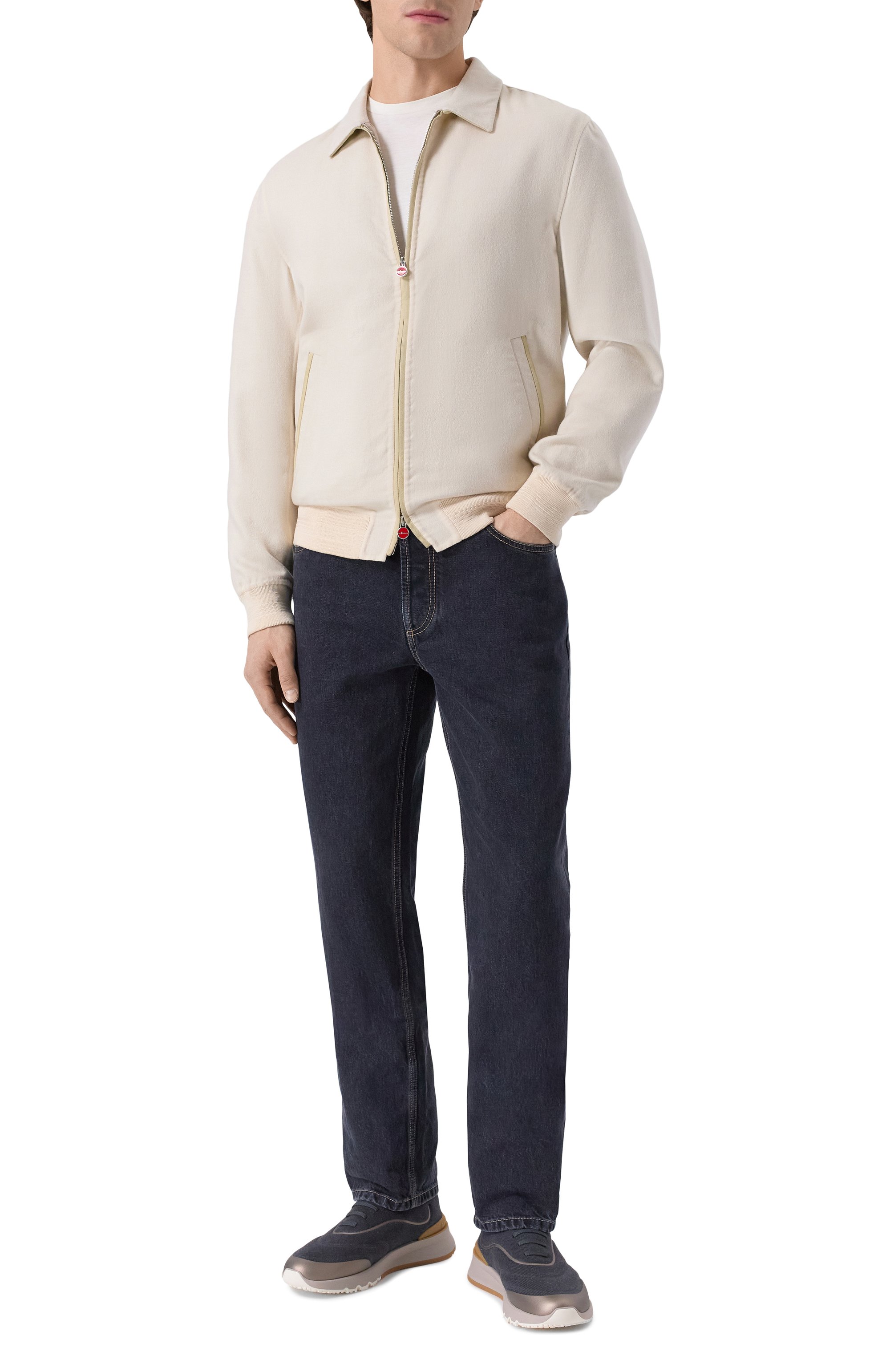 Текстильные кроссовки BRUNELLO CUCINELLI, арт. MZUAUF0340, фото 2