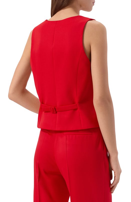 Шерстяной жилет Shervarli VA23-0001 Красный  VA23-0001 Фото 4