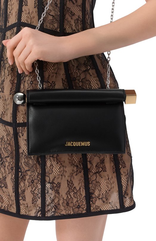 Клатч Le Rond Carre Jacquemus 24EBAW00392/AC27L14 Чёрный  24EBAW00392/AC27L14 Фото 2