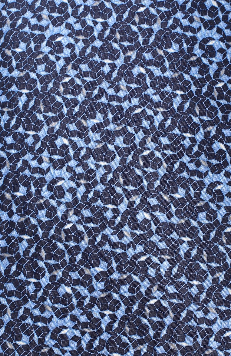 Мужской комплект из галстука и платка LANVIN темно-синего цвета, арт. 4156/TIE SET | Фото 3 (Материал: Текстиль, Шелк; Нос: Не проставлено)