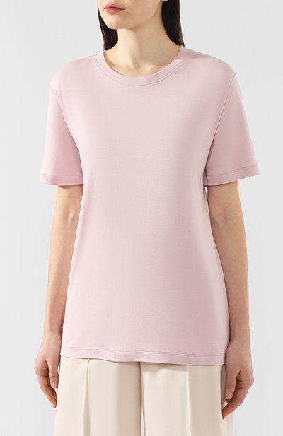 Футболка из смеси шелка и хлопка BOTTEGA VENETA, арт. 546008/VEZV0, фото 3