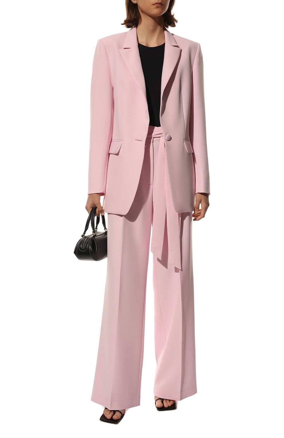 Жакет из вискозы SEVEN LAB розового цвета по цене 25200 руб., арт. J baby pink, фото 2 Жакет из вискозы SEVEN LAB, арт. J baby pink, фото 2